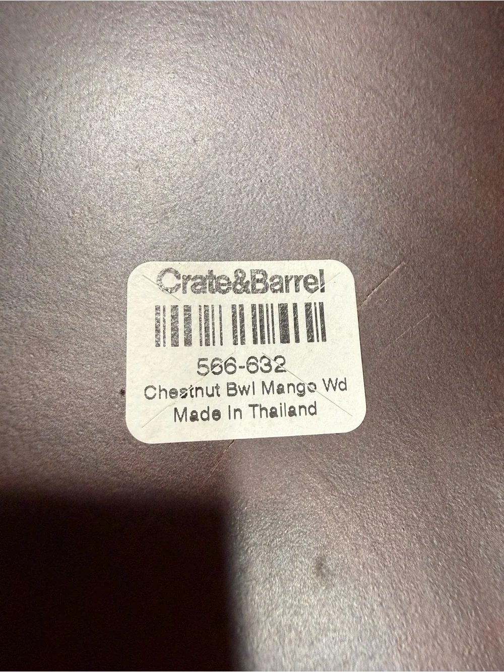 Crate&Barrel Wooden Salad Bowl with Serving Spoons